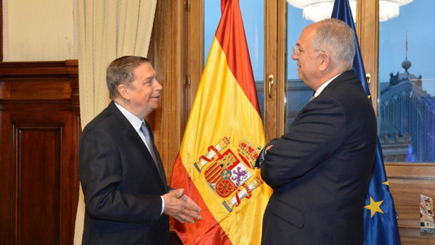 ep el ministro de agricultura pesca y alimentacion luis planas recibe al comisario de pesca y