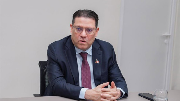 ep el ministro de industria comercio y mipymes de republica dominicana eduardo sanz lovaton durante