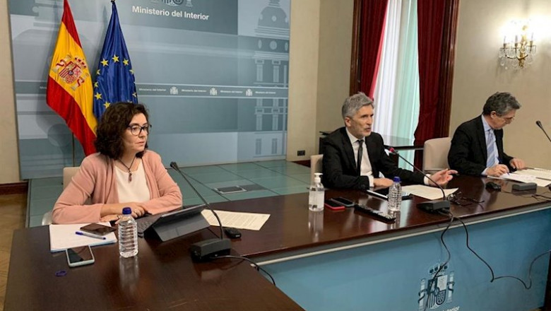 ep el ministro del interior fernando grande marlaska en la quinta reunion del comite estatal de ep el ministro del interior fernando grande marlaska en la quinta reunion del comite estatal de