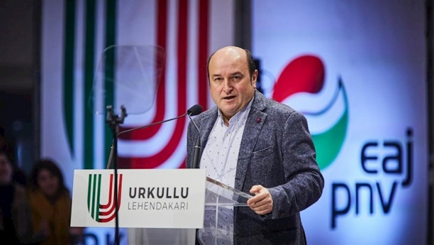ep el presidente del ebb del pnv andoni ortuzar en una comparecencia