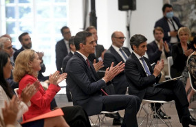 ep el presidente del gobierno pedro sanchez la vicepresidenta y ministra de asuntos economicos y