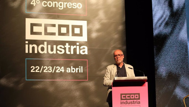 ep el secretario general de ccoo unai sordo interviene durante el 4 congreso de ccoo de industria en ep el secretario general de ccoo unai sordo interviene durante el 4 congreso de ccoo de industria en