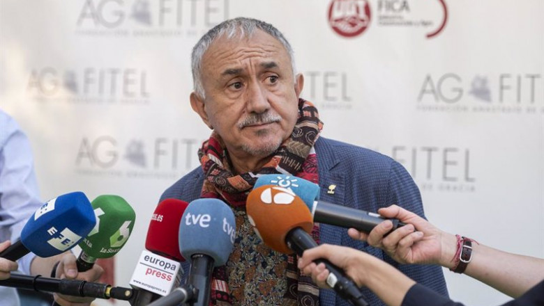 El secretario general de UGT, Pepe Álvarez | Alberto Ortega - Europa Press ep el secretario general de ugt pepe alvarez ofrece declaraciones a los medios a su llegada a la
