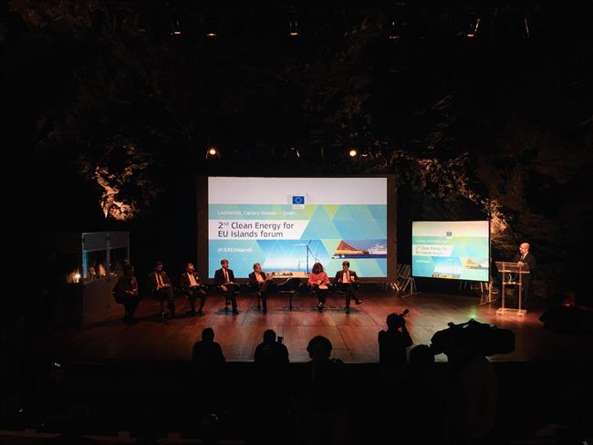 Foro sobre energías limpias en islas de la UE, en Los Jameos del Agua | EUROPA PRESS ep foroenergias limpiasislasla ue enjameosagua