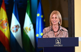 ep la alcaldesa de jerez de la frontera maria jose garcia pelayo en la presentacion de vinoble 2026