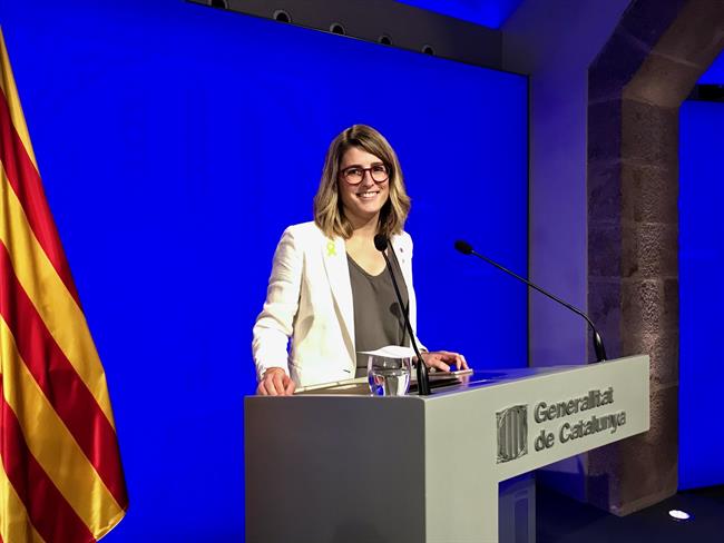La consellera de Presidencia y portavoz del Govern, Elsa Artadi | EUROPA PRESS ep la consellerapresidenciaportavozgovern elsa artadi 20180607134702