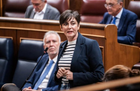ep la ministra de vivienda isabel rodriguez durante una sesion plenaria en el congreso a 29 de abril