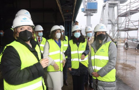 ep la ministra maria jesus montero en su visita a navantia en san fernando
