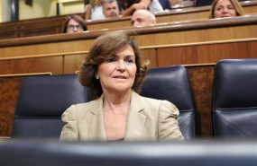 ep la vicepresidenta del gobierno en funciones carmen calvo durante el pleno extraordinario en el