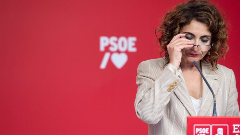 ep la vicesecretaria general del psoe y ministra de hacienda maria jesus montero en una rueda de ep la vicesecretaria general del psoe y ministra de hacienda maria jesus montero en una rueda de