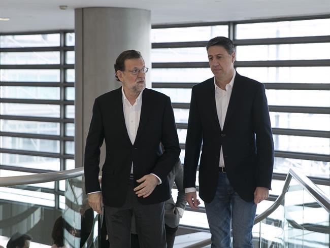 Mariano Rajoy y Xavier Albiol participan en una reunión del PP catalán | TAREK/PP ep mariano rajoyxavier albiol participanuna reunionpp catalan