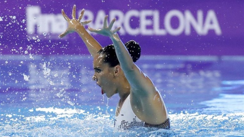 Ona Carbonell durant el seu solo en les FINA World Series de Barcelona | JORDI LÓPEZ/RFEN - Archivo ep ona carbonell durantseuenfina world seriesbarcelona