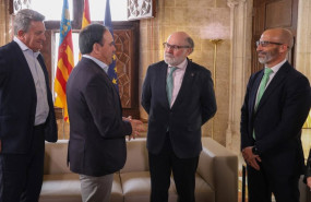 ep primera reunion entre el president juanfran perez llorca y el presidente de tragsa jesus casas