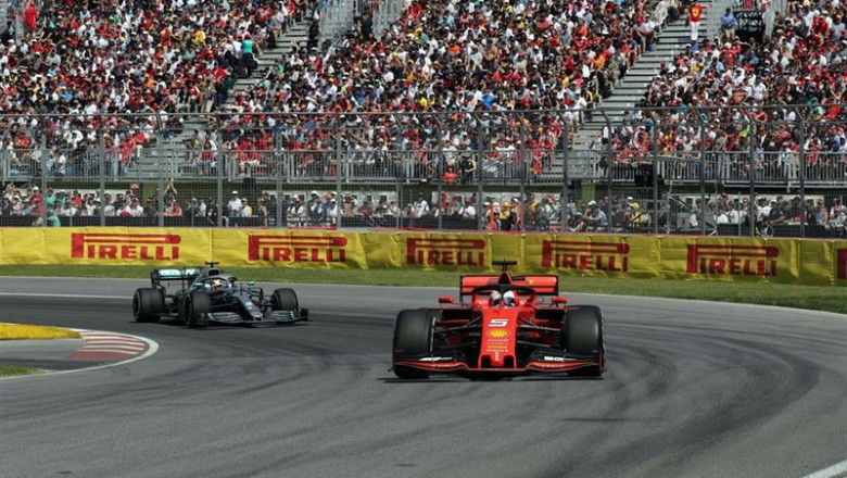 Sebastian Vettel y Lewis Hamilton durante el pasado Gran Premio de Canadá | -/Lapresse via ZUMA Press/dpa - Archivo ep sebastian vettellewis hamilton durantepasado gran premiocanada