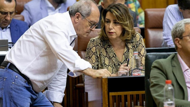 ep segunda jornada del pleno del parlamento andaluz la secretaria general del psoe-a susana diaz