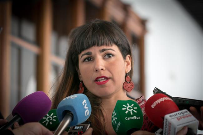 Teresa Rodríguez, líder de Podemos Andalucía, ante los periodistas | Europa Press/Archivo ep teresa rodriguez liderpodemos andalucia anteperiodistas