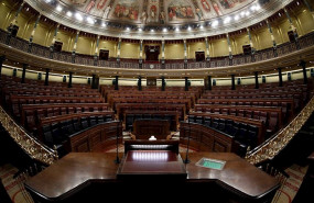 ep vista del hemiciclo del congreso donde este miercoles el presidente del gobierno pedro sanchez
