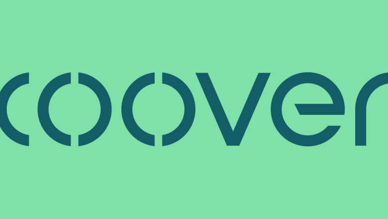 coover 3 logo digital fondo verde menta coover 3 logo digital fondo verde menta