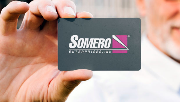 dl somero empresas objetivo tecnología de alisado de hormigón láser construcción no residencial edificio logotipo