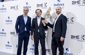 ep archivo   el equipo fundador de indexa capital durante su salida a bolsa