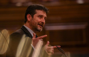 ep archivo   el portavoz de transportes de unidas podemos en el congreso rafa mayoral