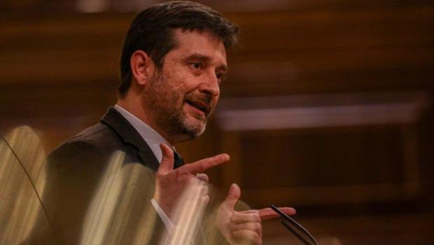ep archivo   el portavoz de transportes de unidas podemos en el congreso rafa mayoral