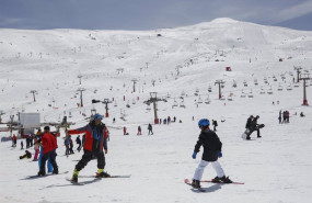 ep cierre de temporada en la estacion de sierra nevada en granada