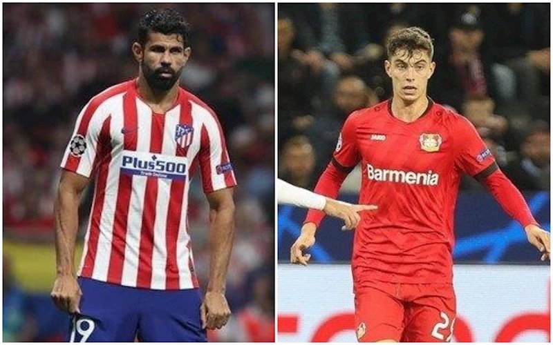 ep diego costa atletico y havertz bayer leverkusen