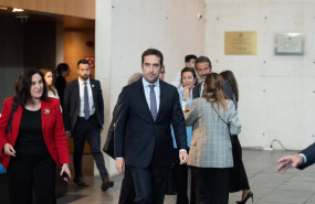 ep el ministro de economia comercio y empresa carlos cuerpo a su llegada a la 40 reunio cercle