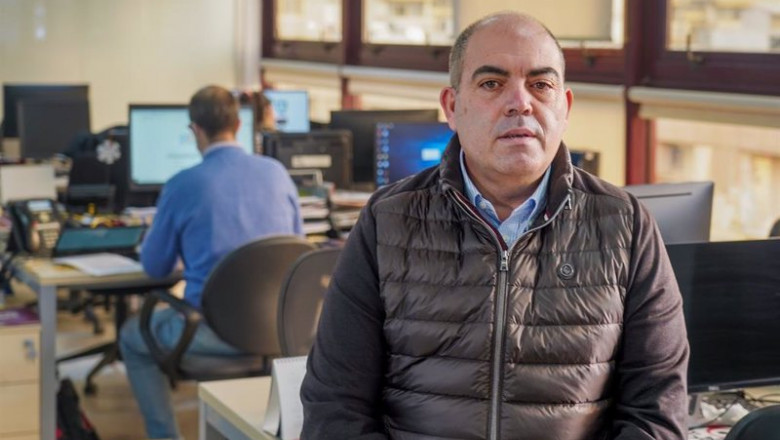 ep el presidente de ata y vicepresidente de la ceoe lorenzo amor antes de iniciar la entrevista con ep el presidente de ata y vicepresidente de la ceoe lorenzo amor antes de iniciar la entrevista con