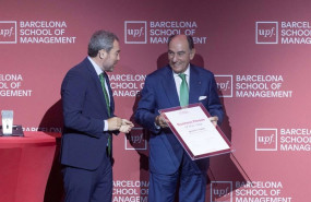 ep el presidente de iberdrola ignacio sanchez galan ha sido distinguido por la universitat pompeu