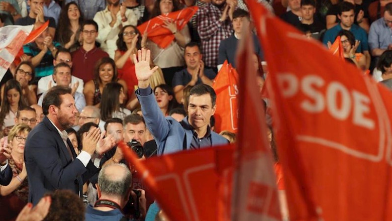 El presidente del Gobierno en funciones, Pedro Sánchez en un acto político socialista en Valladolid | Photogenic/M.A Santos - Europa Press ep el presidente del gobierno en funciones pedro sanchez en un acto politico socialista en