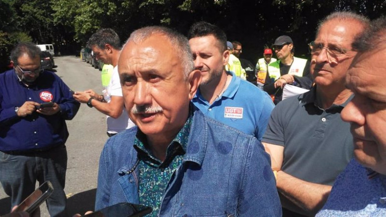 El secretario general de UGT Confederal, Pepe Álvarez. | EUROPA PRESS. ep el secretario general de ugt confederal pepe alvarez