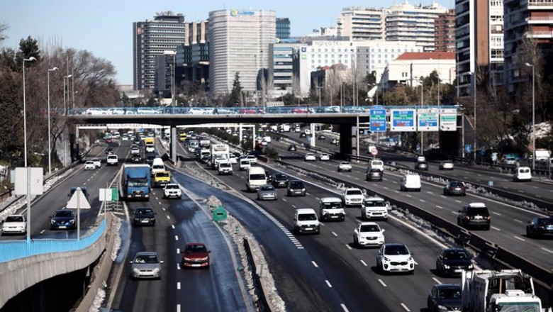 Imagen de una carretera de Madrid. | Eduardo Parra - Europa Press ep imagen de una carretera de madrid 20210125115603