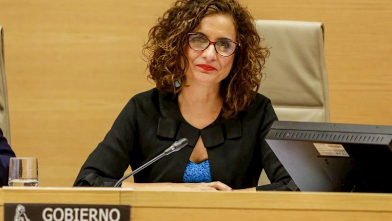ep la ministra de hacienda y portavoz del gobierno maria jesus montero durante su comparecencia en