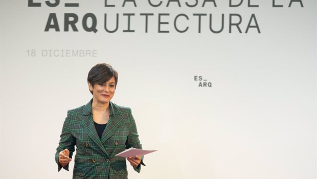 ep la ministra de vivienda y agenda urbana isabel rodriguez interviene durante la inauguracion de la