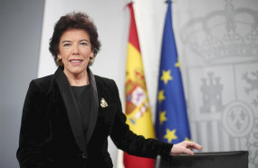 ep la portavoz y ministra de educacion en funciones isabel celaa momentos antes de comenzar la rueda