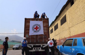 ep llegada de un cargamento de ayuda humanitaria de la federacion internacional de cruz roja ficr a