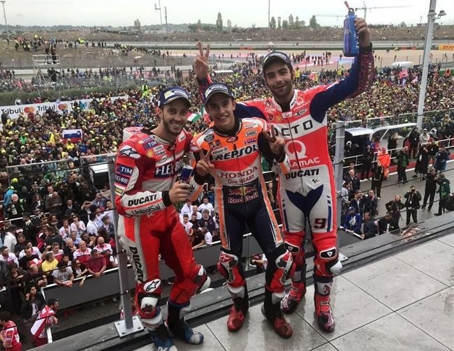 Marc Márquez Andrea Dovizioso Danilo Petrucci Misano San Marino | MOTOGP.COM ep marc marquez andrea dovizioso danilo petrucci misano san marino