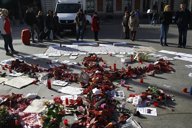 Muejeres en huelga de hambre por un pacto de estado sobre violencia de género | EUROPA PRESS ep muejereshuelgahambreun pactoestadoviolenciagenero
