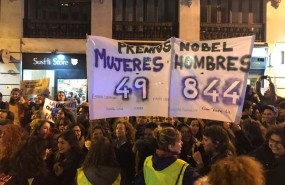 ep premios nobel manifestacion 8m