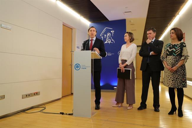 Rafael Hernando, tras una reunión con la alcaldesa de Logroño | PP - Archivo ep rafael hernando trasreunionla alcaldesalogrono