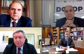 ep representantes de cooperativas y grupos oleicolas de andalucia en videoconferencia con el rey
