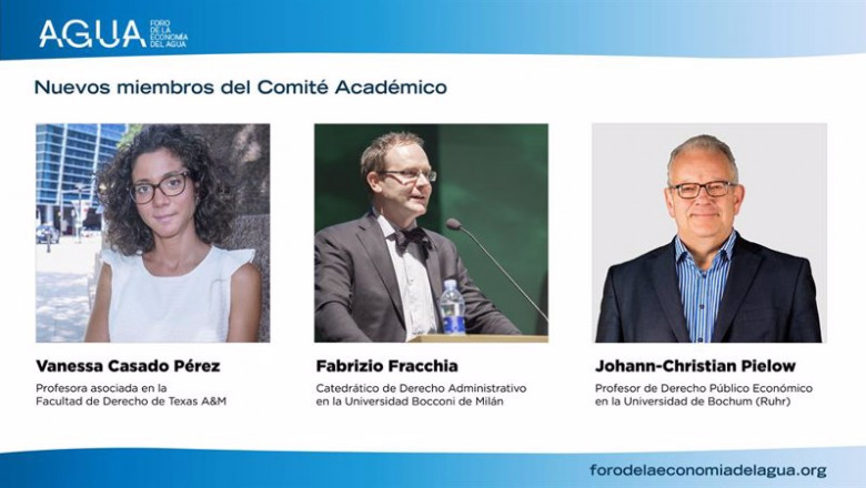 ep tres nuevos miembros del foro de la economia del agua ep tres nuevos miembros del foro de la economia del agua