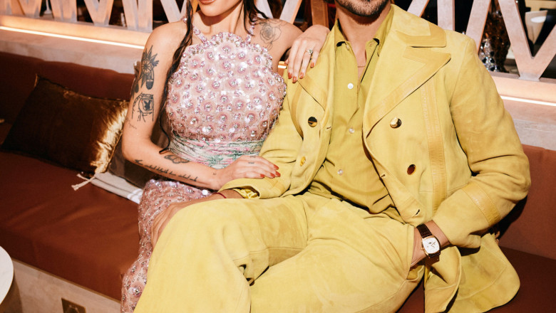 Halsey & husband Avan at House of Magnum® VIP party, invited by Taste Architect Law Roach and House of Magnum® Muse, Heidi Klum making it one of the most talked about parties in Cannes magnum halsey and husband 20260519195005