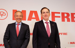 antonio huertas, presidente de mapfre, y fernando mata, director financiero antonio huertas, presidente de mapfre, y fernando mata, director financiero