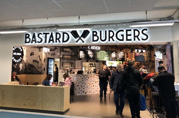 ssp group bastard burgers aéroport de Stockholm arlanda juillet 2019