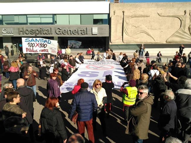 64º Marea Blanca En El Hospital Universitario La Paz. | TWITTER DE CCOO SANIDAD MADRID. ep 64 marea blancahospital universitariopaz