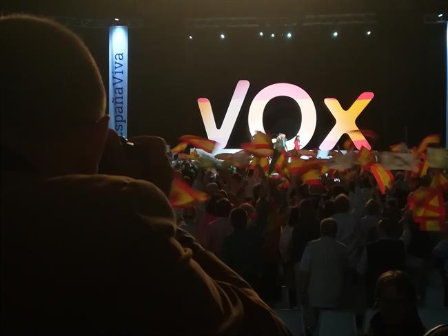 Acto de Vox en Vistalegre (Madrid) | EUROPA PRESS ep actovoxvistalegre madrid
