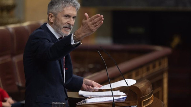 ep archivo   el ministro de interior fernando grande marlaska interviene durante una sesion plenaria